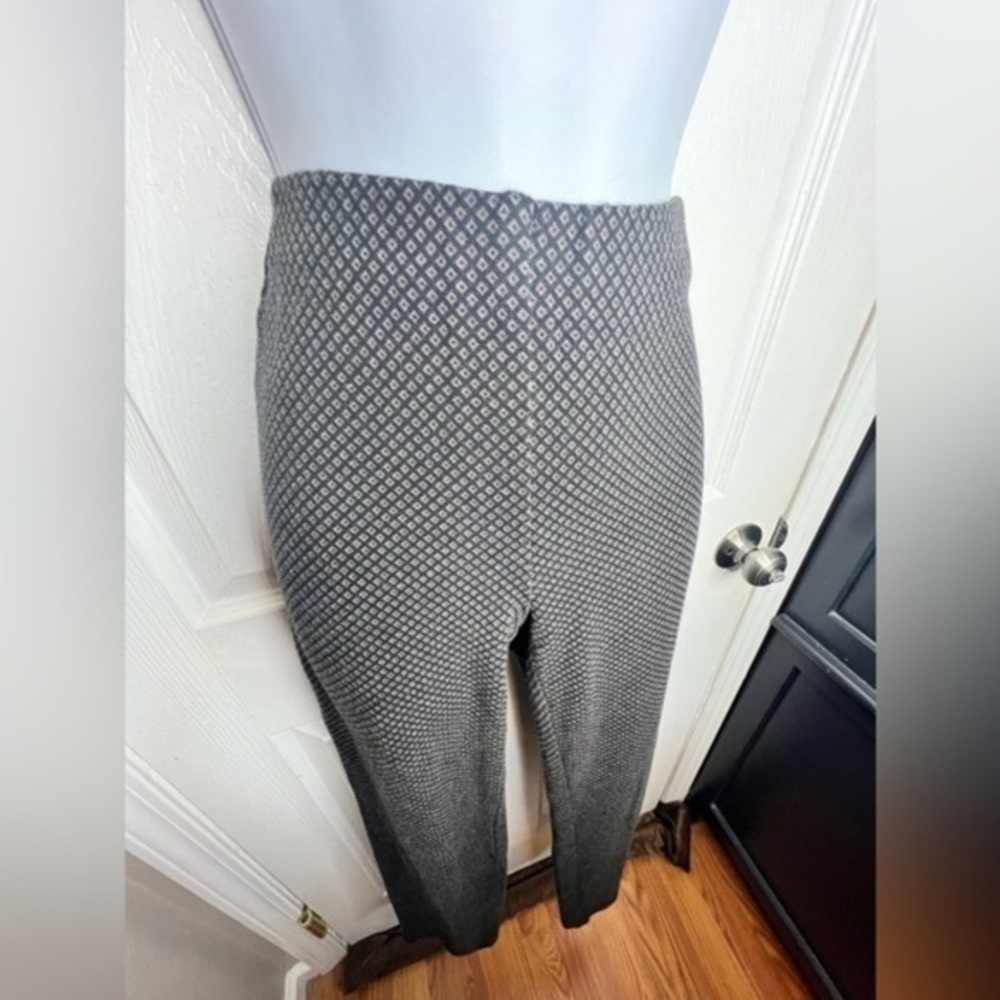 J. Jill Gray Patterned Straight Leg Pants